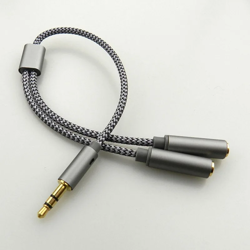 Earphone Splitter Jack - 3.5mm 오디오 분배기, 1개의 남성 단자에서